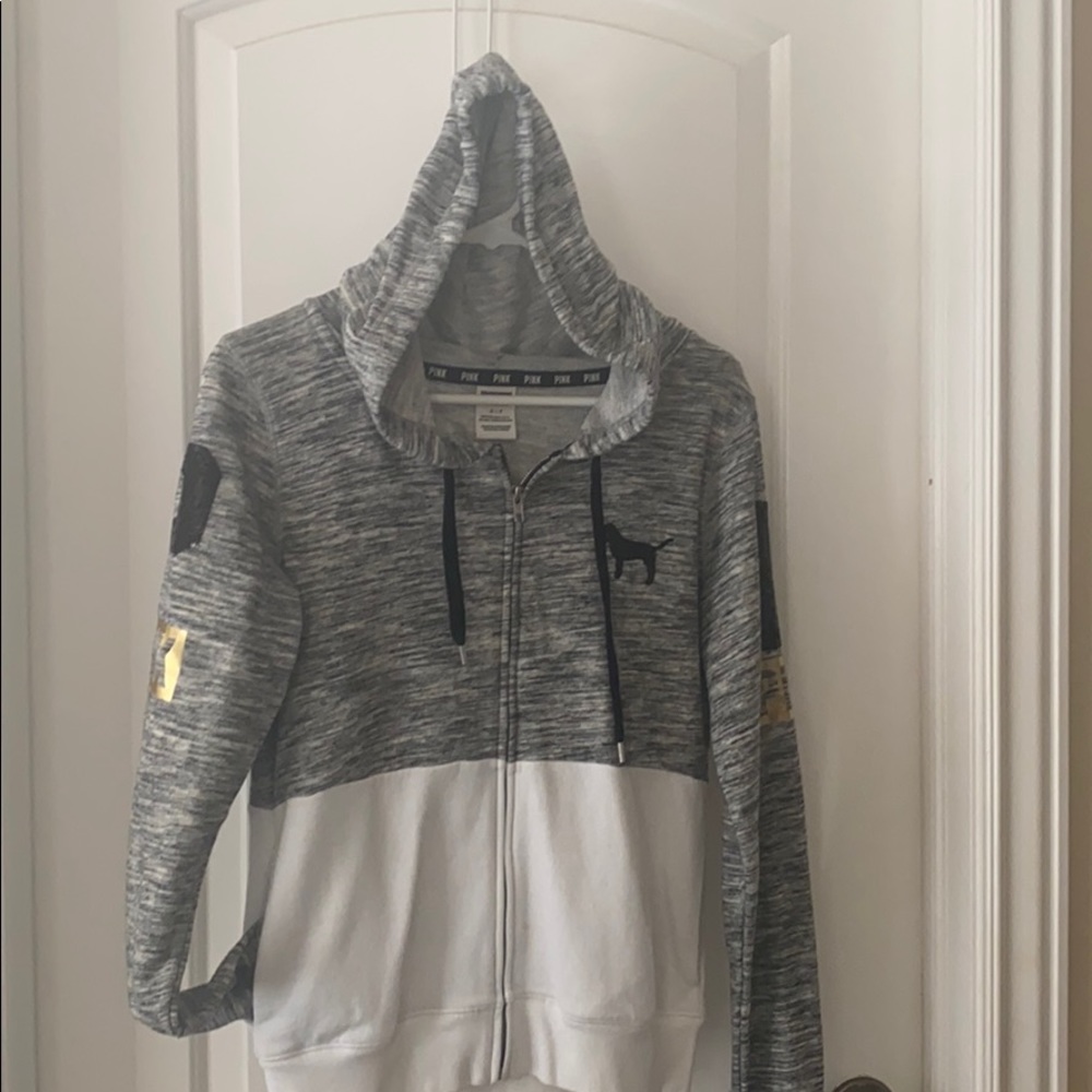Pink Brand zipper hoodie